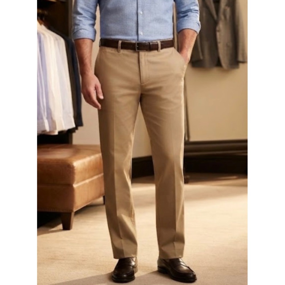 Polo Ralph Lauren Mens Straight Fit Chino Pants Khaki Tan 38x30 NEW